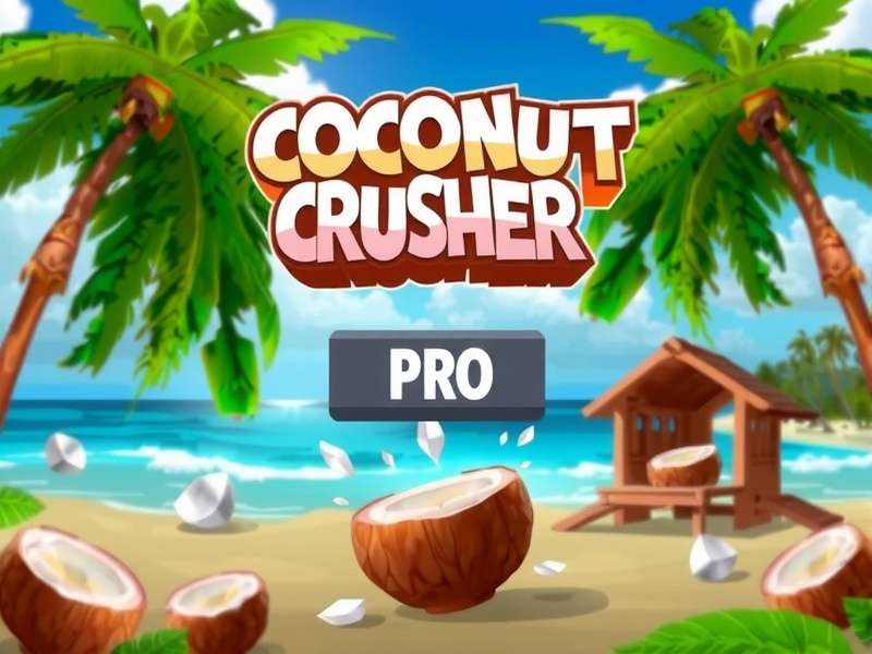 Coconut Crusher Pro Game Banner